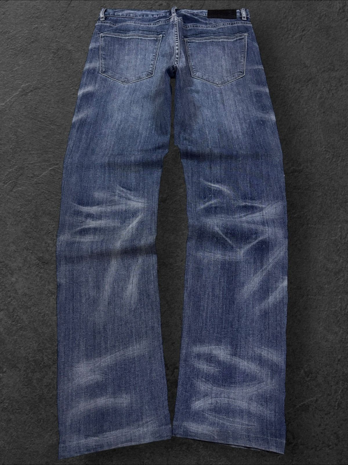 semanticdesign Semanticdesign Gold White Whisker Faded Jeans Size US 31 - 2 Thumbnail