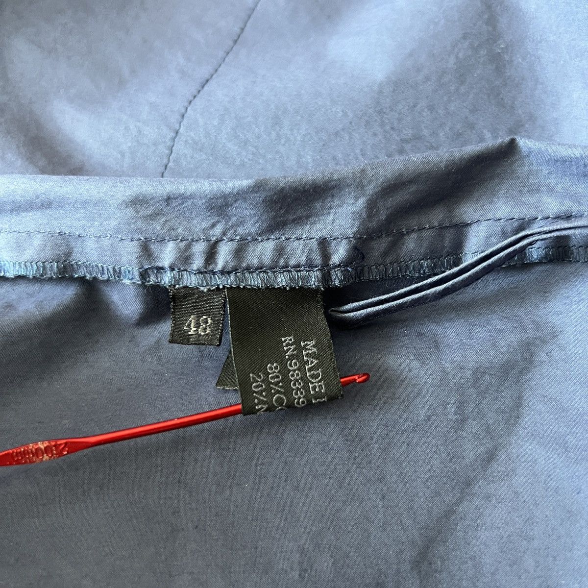 Prada 🔥🔥 90s Prada Blue Nylon Red Tab Shorts Size US 32 / EU 48 - 8 Thumbnail