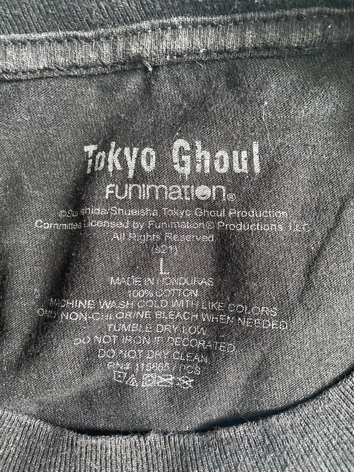 Anime TOKYO GHOUL TSHIRT Size US L / EU 52-54 / 3 - 14 Thumbnail
