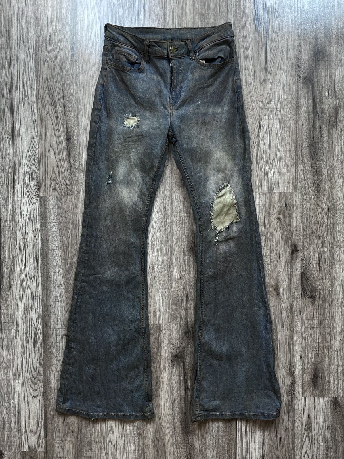 If Six Was Nine × Japanese Brand × Vintage pierced mudwash denim Size US 30 / EU 46 - 1 Thumbnail
