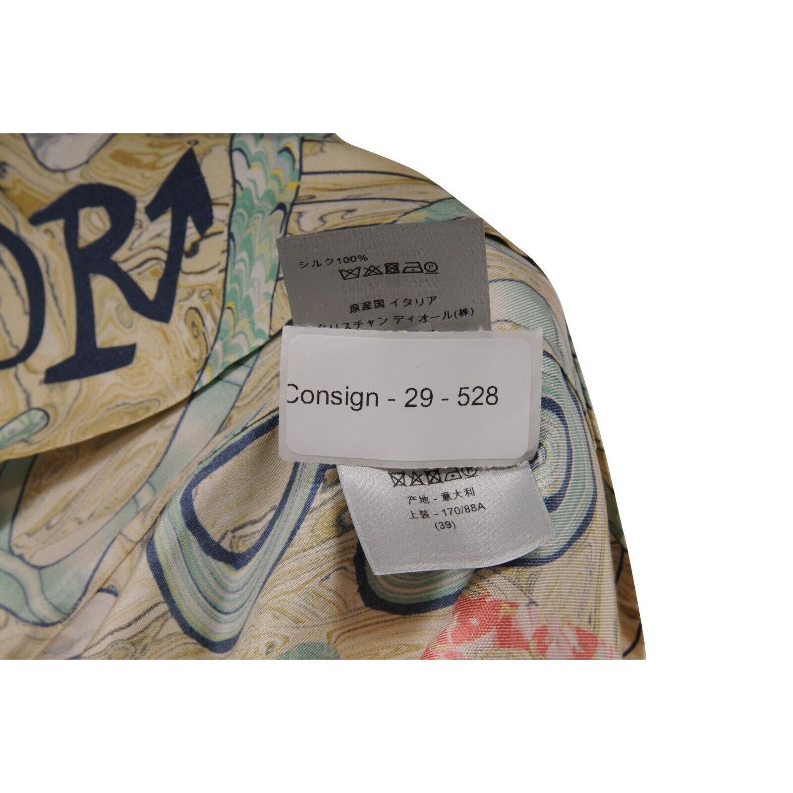 Dior 1 of 1 Logo Button Down Shirt IT 39 Silk Size US M / EU 48-50 / 2 - 14 Thumbnail