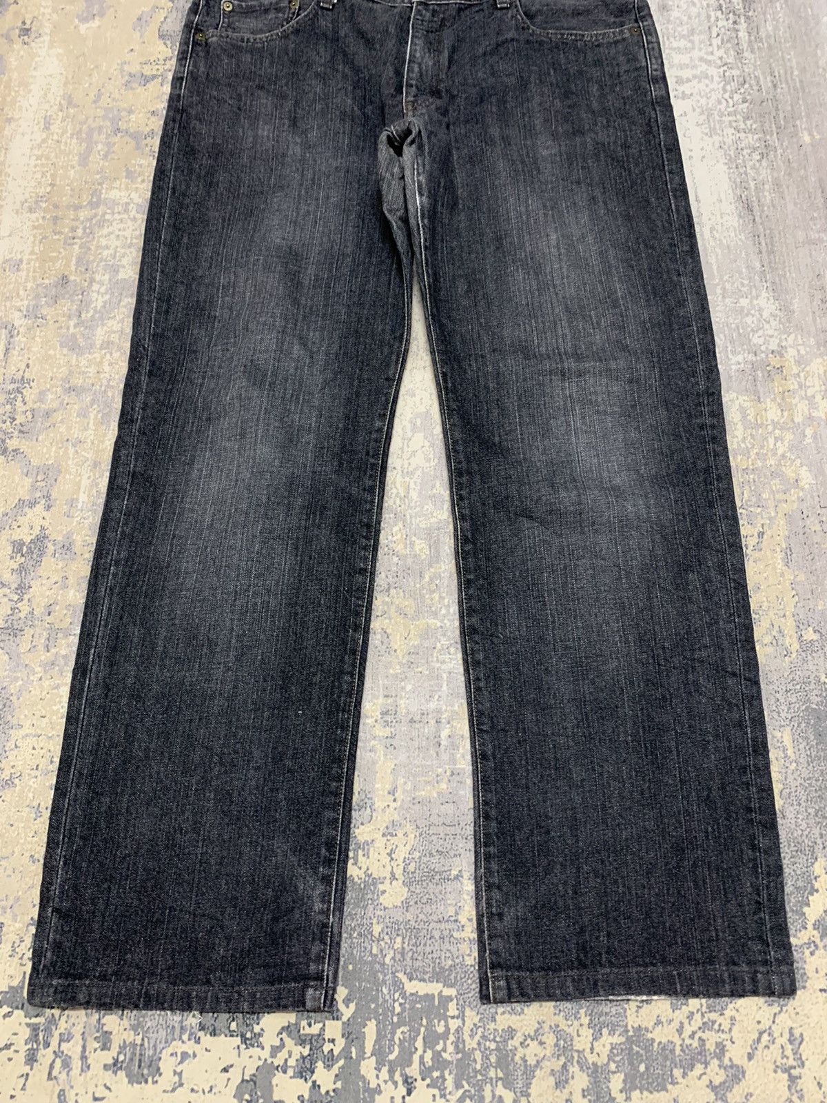 Japanese Brand Vintage 90s Japanese Uniqlo Baggy Style Denim Jeans Size US 39 - 4 Thumbnail