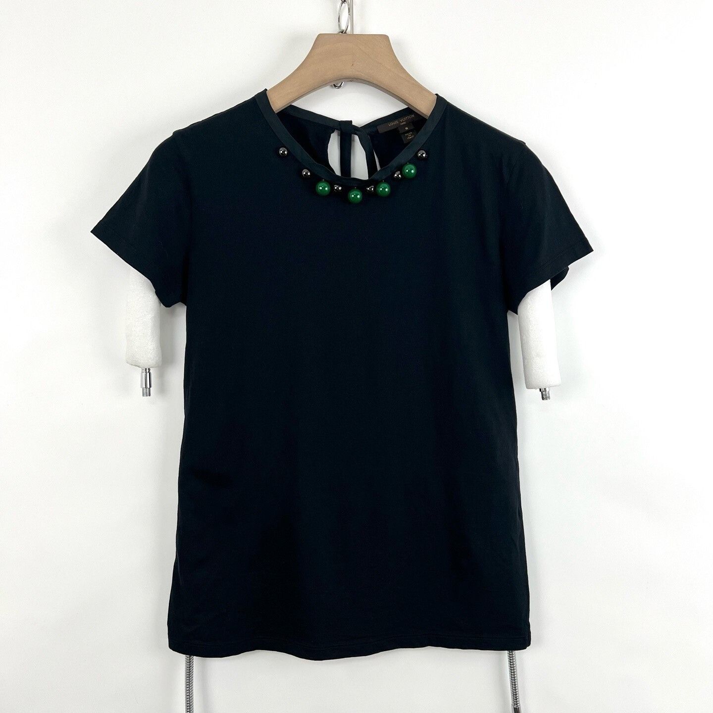 Louis Vuitton Louis Vuitton Beaded Crew Neck Short-Sleeve Top Size S / US 4 / IT 40 - 1 Thumbnail