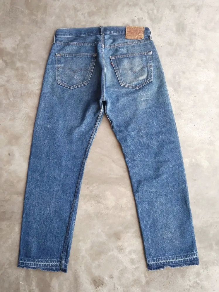 Levi's 80s Vintage Levi's 501 Made In USA Released Hem Jeans 32x29 Size US 32 / EU 48 - 2 Thumbnail