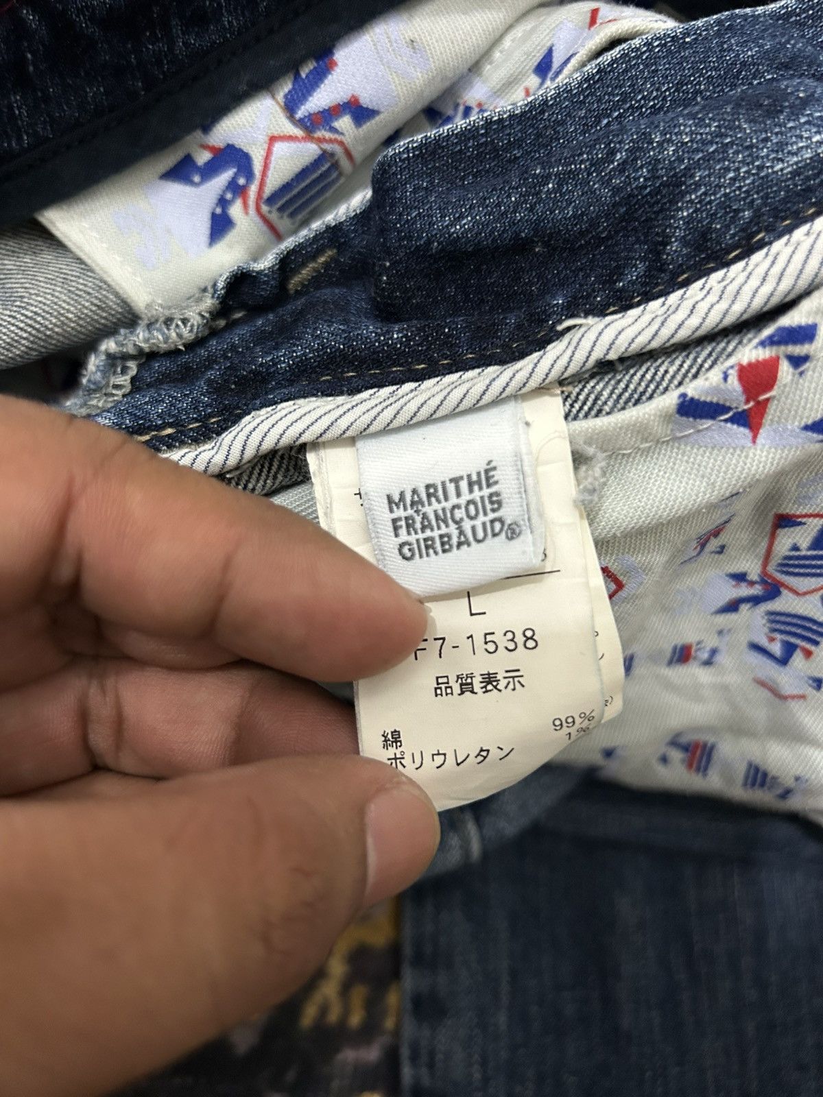 Marithe + Francois Girbaud Vintage Marithe Francois Girbaud washed Jeans Size US 32 / EU 48 - 14 Thumbnail