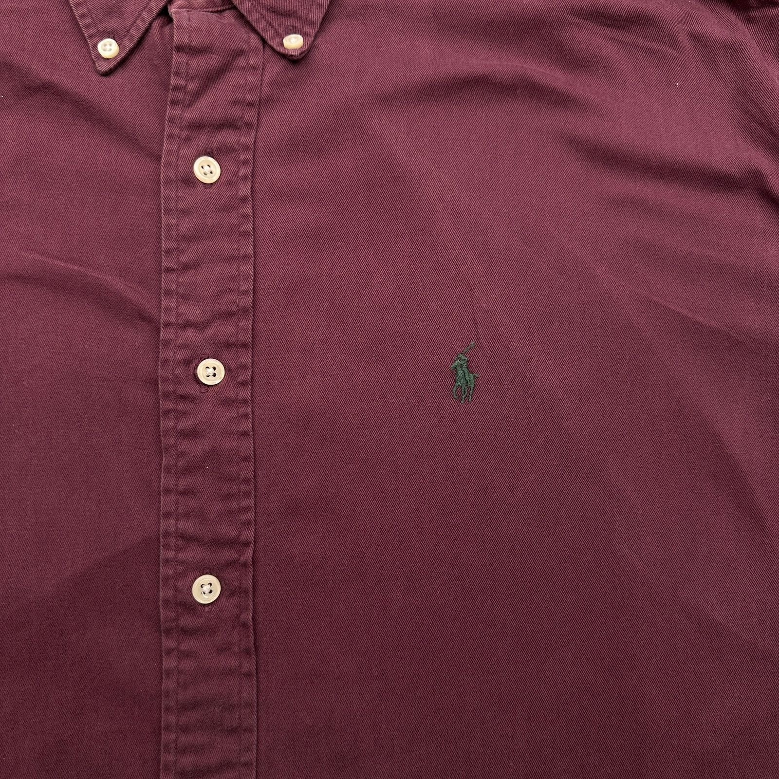 Ralph Lauren VTG Ralph Lauren The Blaire Button Down Red Shirt Mens XL Size US XL / EU 56 / 4 - 7 Thumbnail