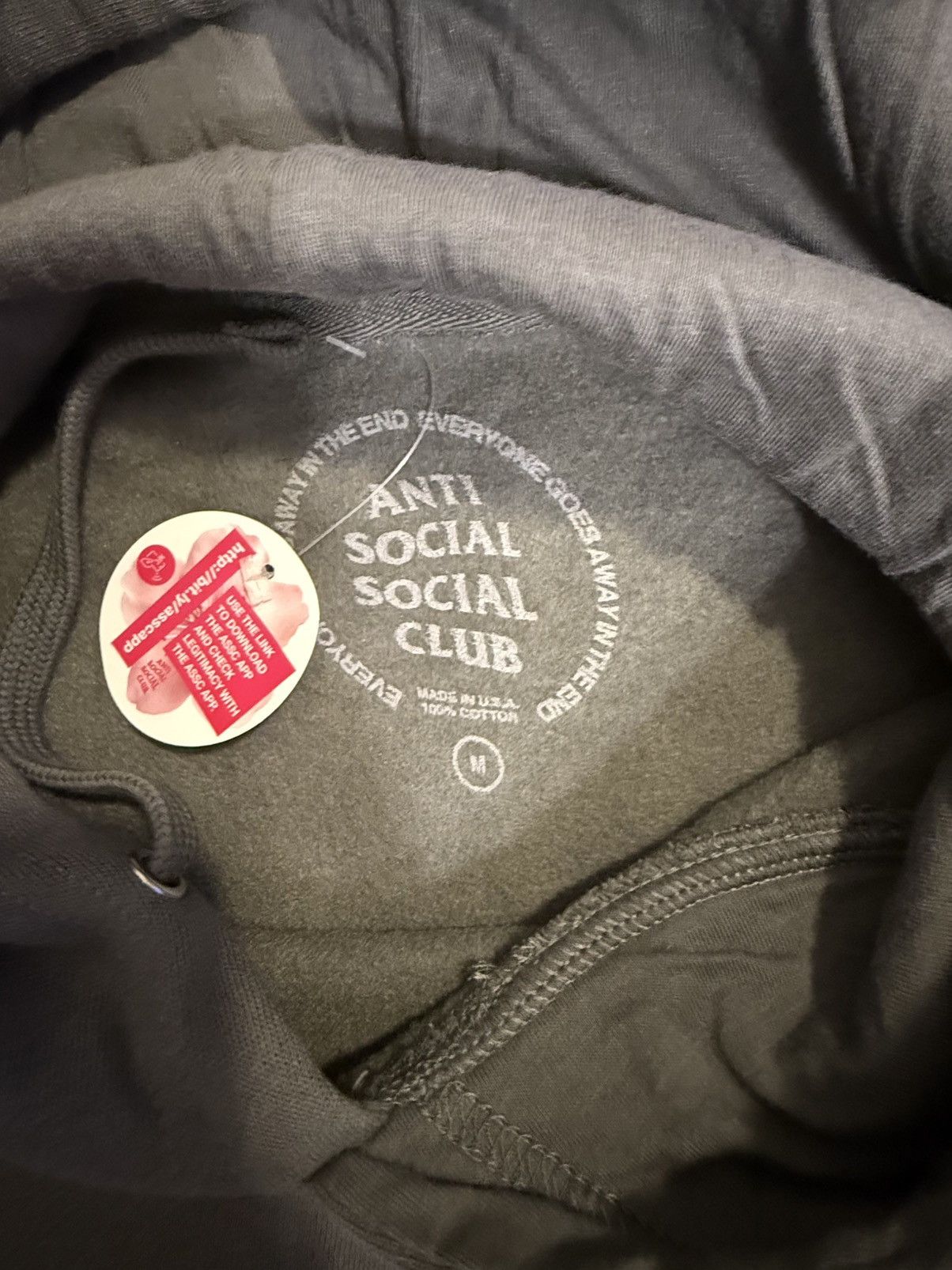Anti Social Social Club Anti Social Social Club Bat Emoji Hoodie size MD Size US M / EU 48-50 / 2 - 3 Thumbnail