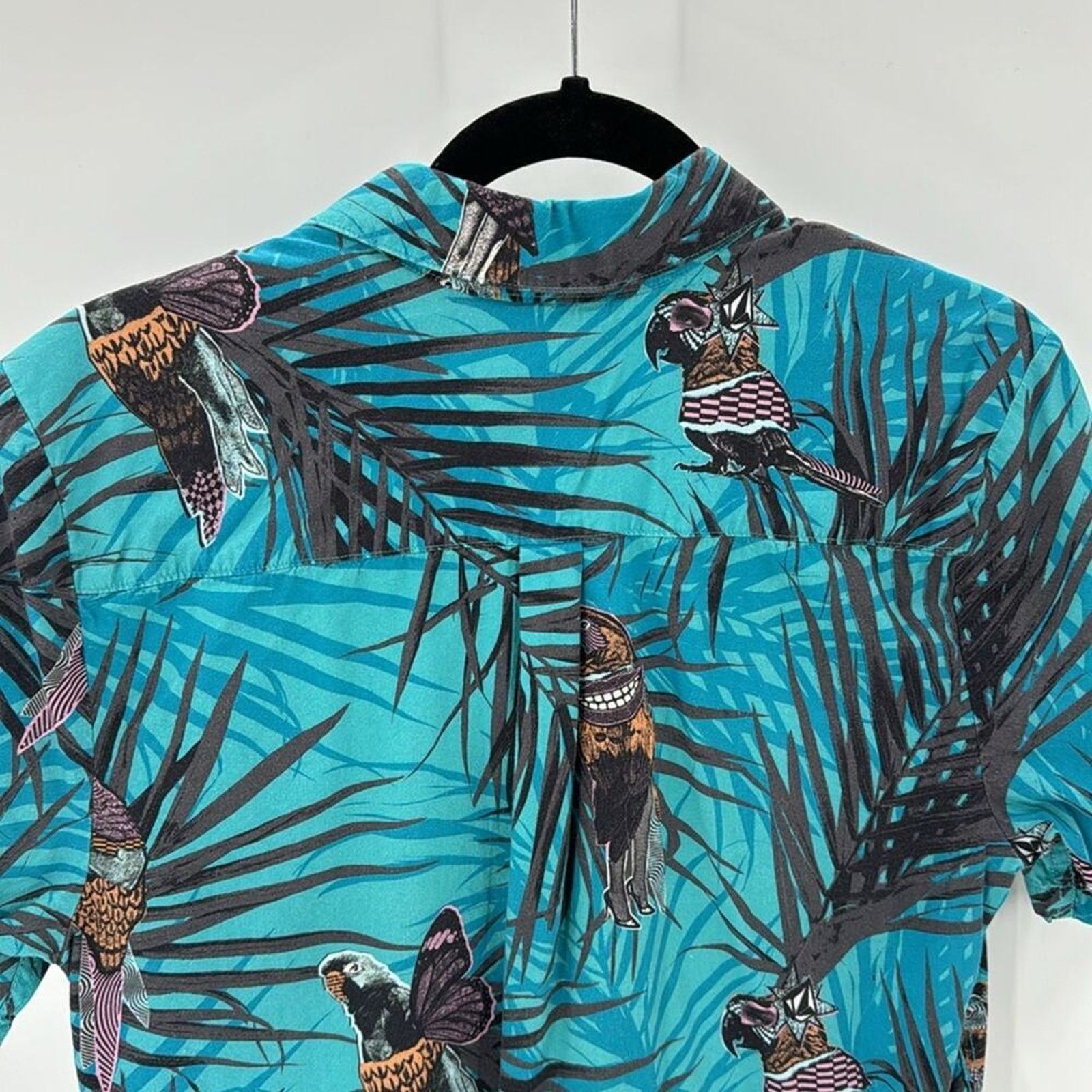 Volcom Volcom Party Bird Button Up Short Sleeve Shirt tropical S Size US S / EU 44-46 / 1 - 4 Thumbnail