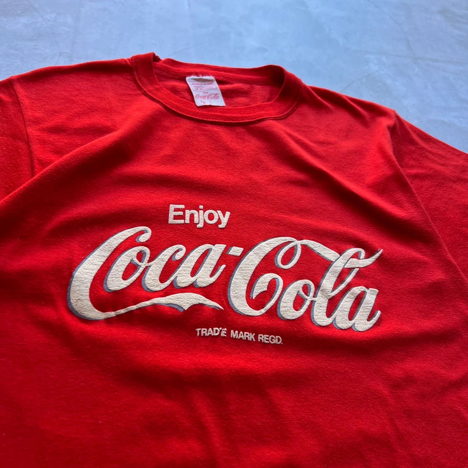 Coca Cola vintage 50s Coca-Cola t shirt retro rare enjoy Pepsi USA tee Size US M / EU 48-50 / 2 - 4 Thumbnail