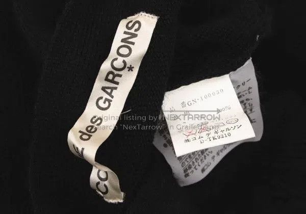 Comme des Garcons Comme Des Garcons Black Retro Knit Design Top Size M / US 6-8 / IT 42-44 - 8 Thumbnail