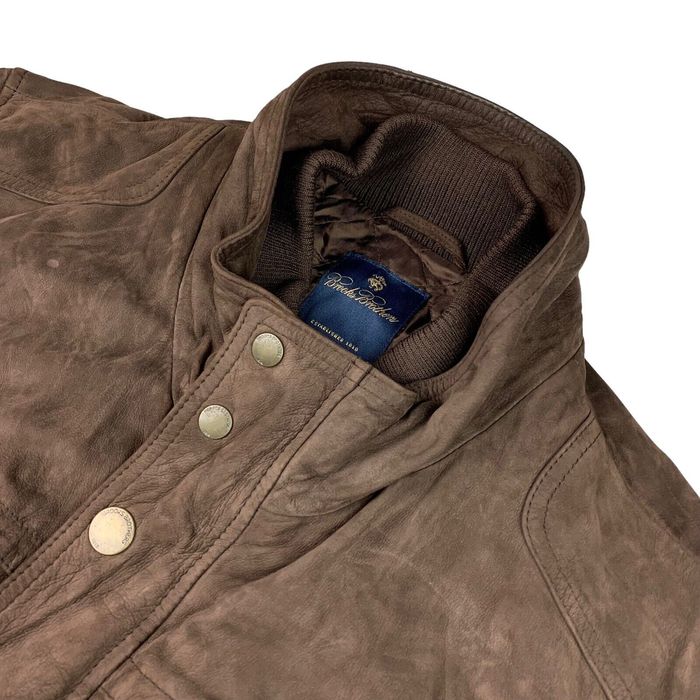 Brooks brothers suede bomber on sale jacket