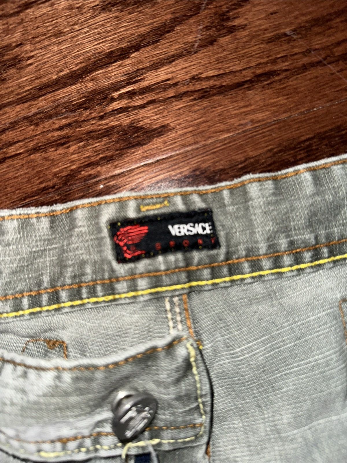Versace Versace Jean Shorts 90’s Vintage 34 Size US 34 / EU 50 - 3 Thumbnail