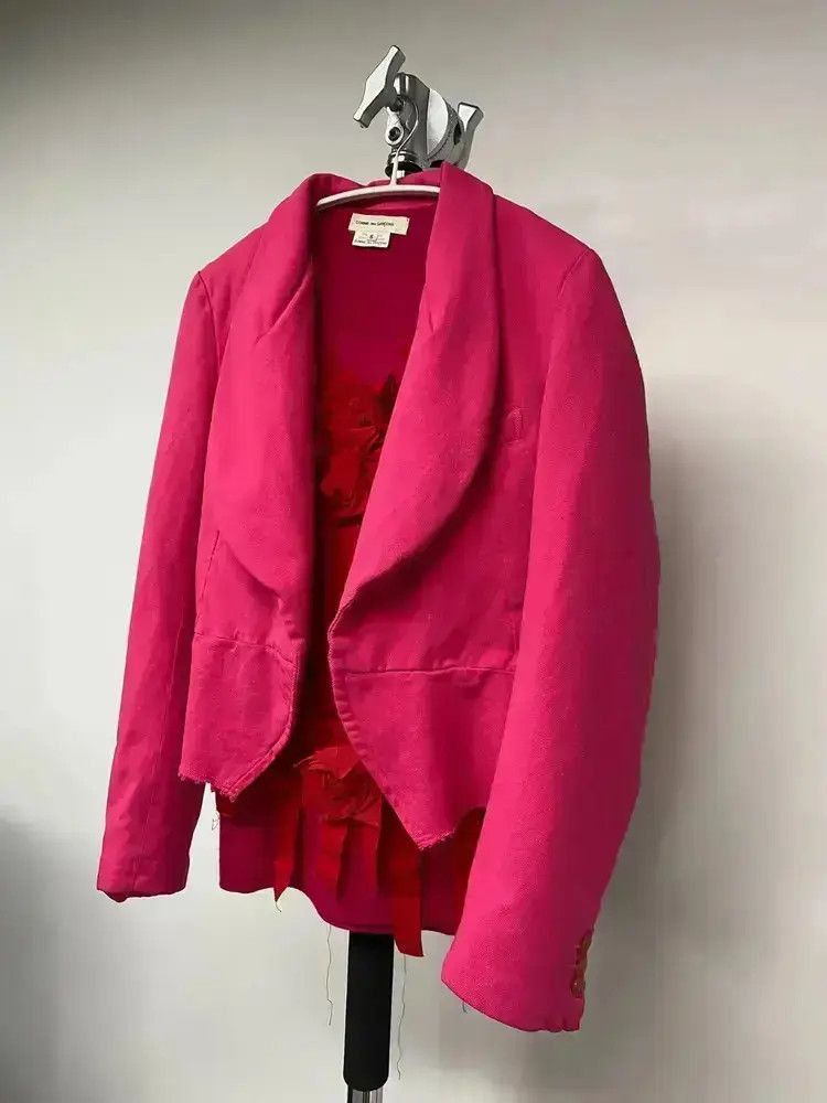 Comme des Garcons Comme des Garcons Comme Des Garcons Pink Blazer Jacket-250 Size US S / EU 44-46 / 1 - 2 Thumbnail
