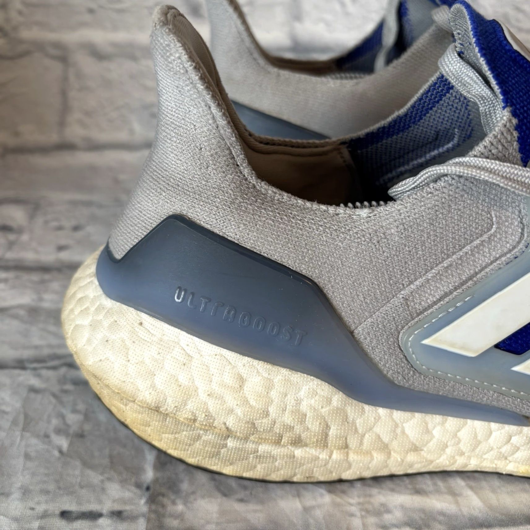 Adidas adidas UltraBoost 22 Sneaker Men 12 Blue Grey White HP9189 Athletic Running Shoes Sports Athleisure Size US 12 / EU 45 - 3 Thumbnail