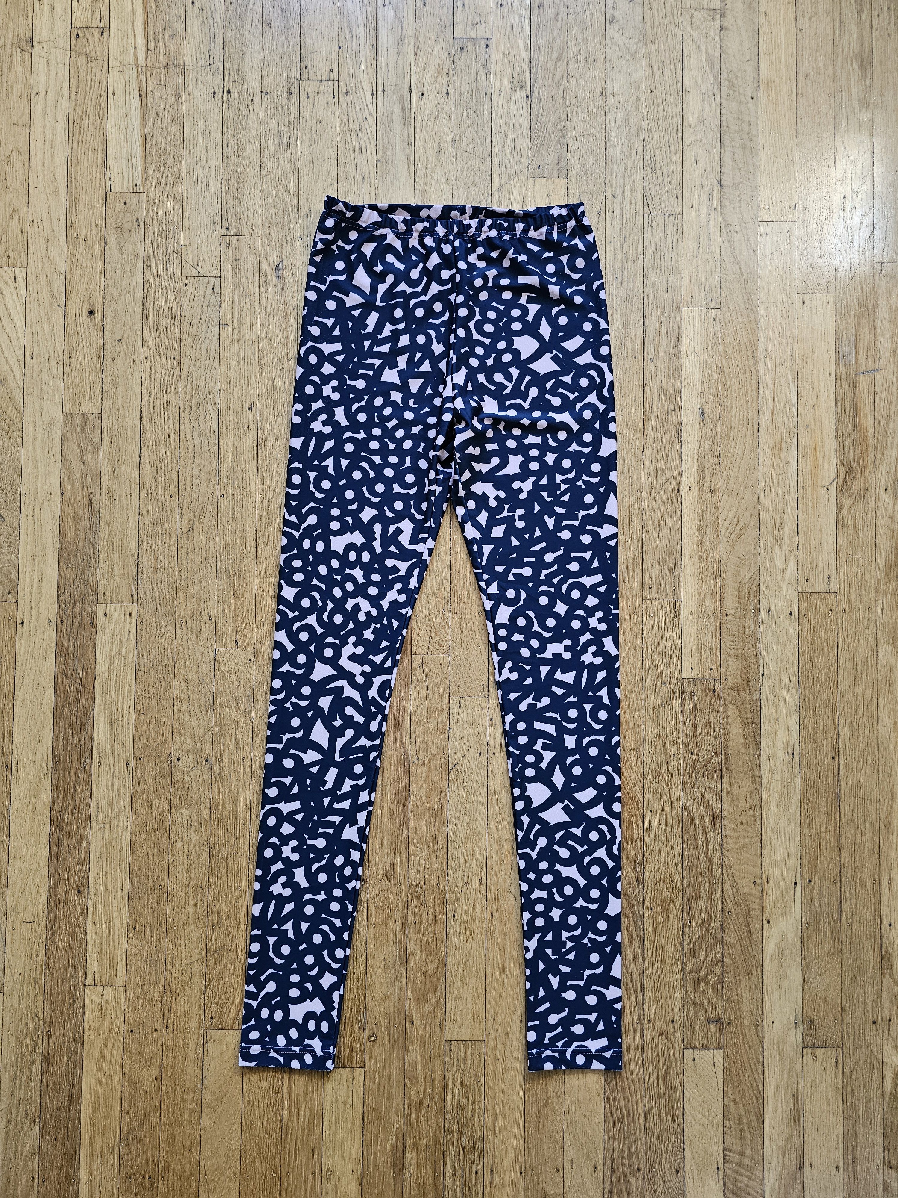 Number Print Leggings