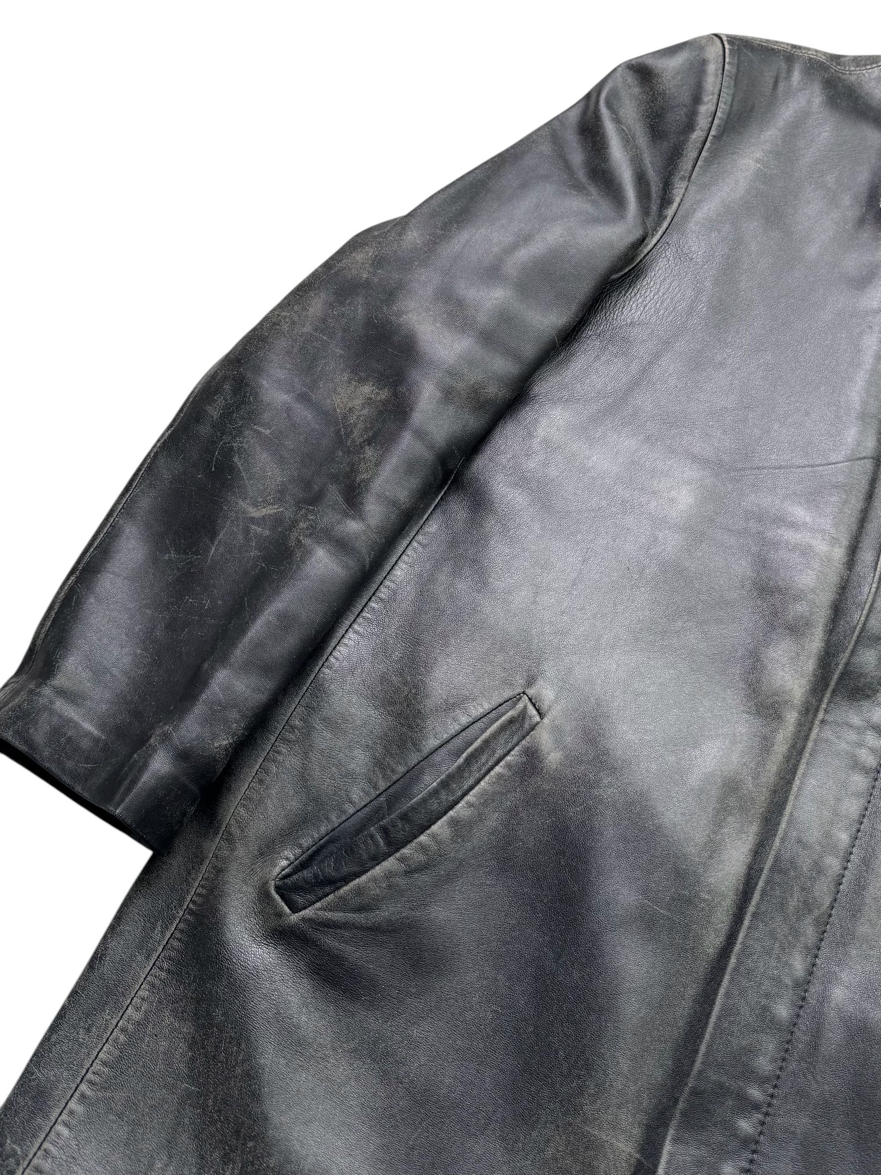 Other Vintage Time Faded Leather Jacket M125D15(E123)(V105) Size US XL / EU 56 / 4 - 4 Thumbnail