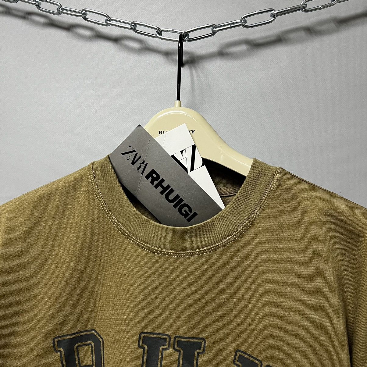 Rhude × Zara RHUDE x Zara NEW T-Shirt taupe brown shirt logo SIZE M Size US M / EU 48-50 / 2 - 7 Thumbnail