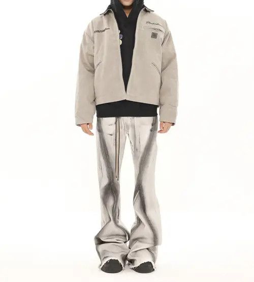 Jean Sayaka x Genji Opium Gradient Wash Flared Stack Denim Jeans Size US 32 / EU 48 - 5 Thumbnail