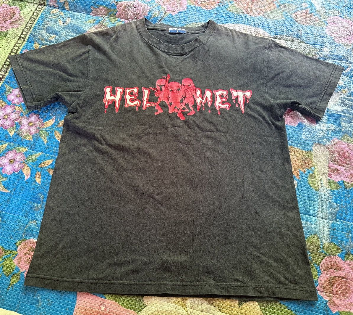 Band Tees Vtg 90’s HELMET Meantime tour Sunfaded Tee M Size US M / EU 48-50 / 2 - 4 Thumbnail