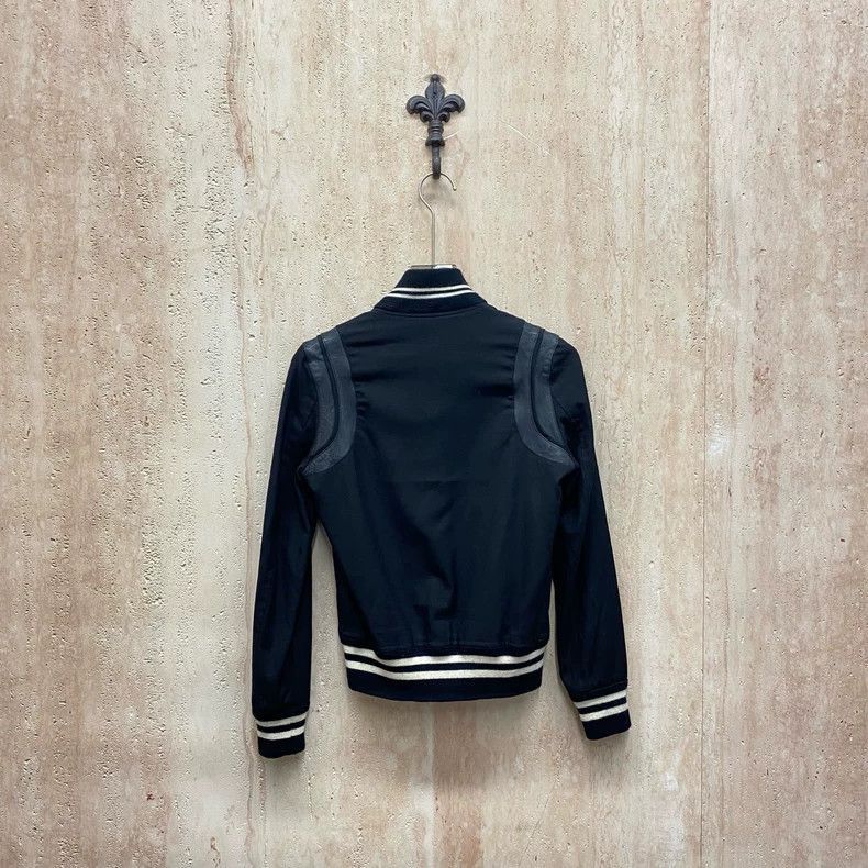 Saint Laurent Paris Saint Laurent SLP Leather Patchwork Bomber Jacket Size US XXS / EU 40 - 2 Thumbnail