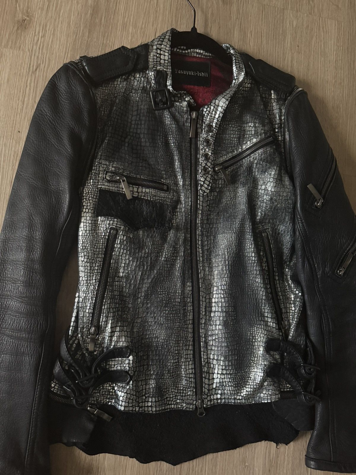 Yasuyuki Ishii Yasuyuki Ishii Snakeskin Leather Patch Jacket Size US S / EU 44-46 / 1 - 3 Thumbnail