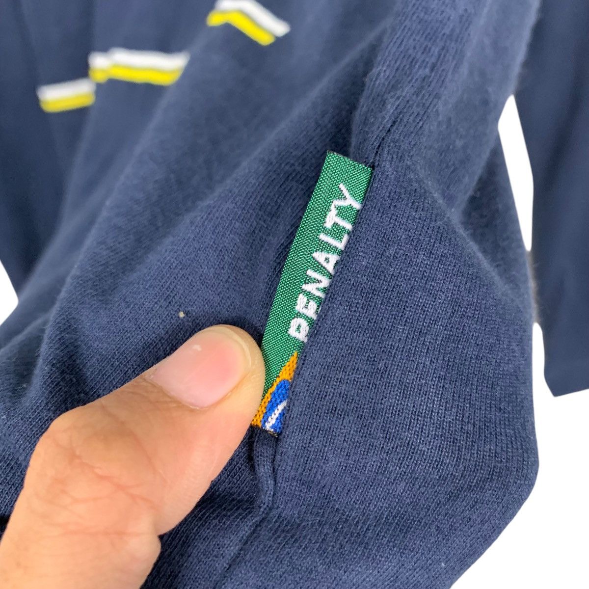 Penalty Vintage PENALTY Brazil Big Logo Long Sleeve Tees #2848-C128 Size US L / EU 52-54 / 3 - 9 Thumbnail