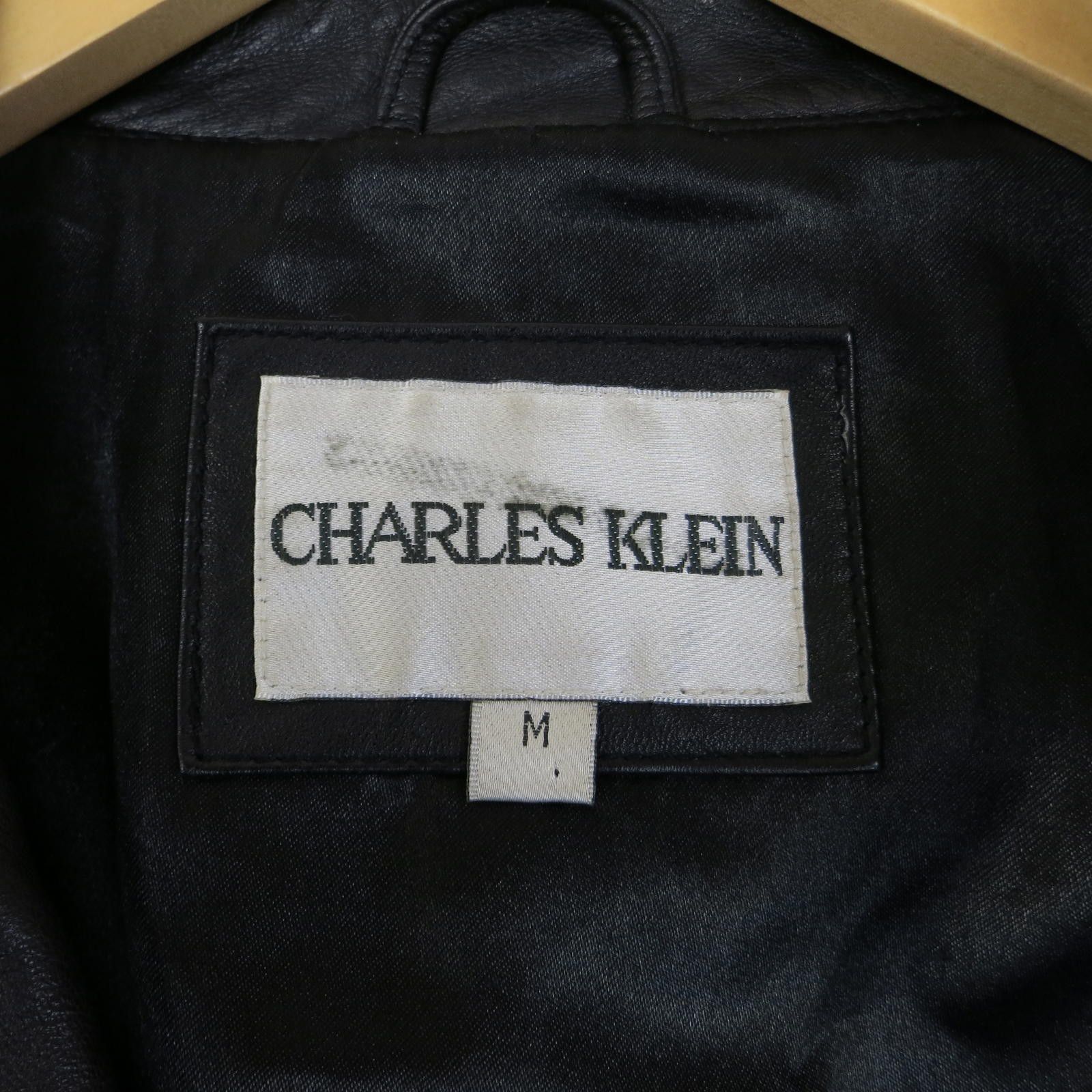 Other Charles Klein Black Leather Button-Up Jacket Women's M Size M / US 6-8 / IT 42-44 - 3 Thumbnail