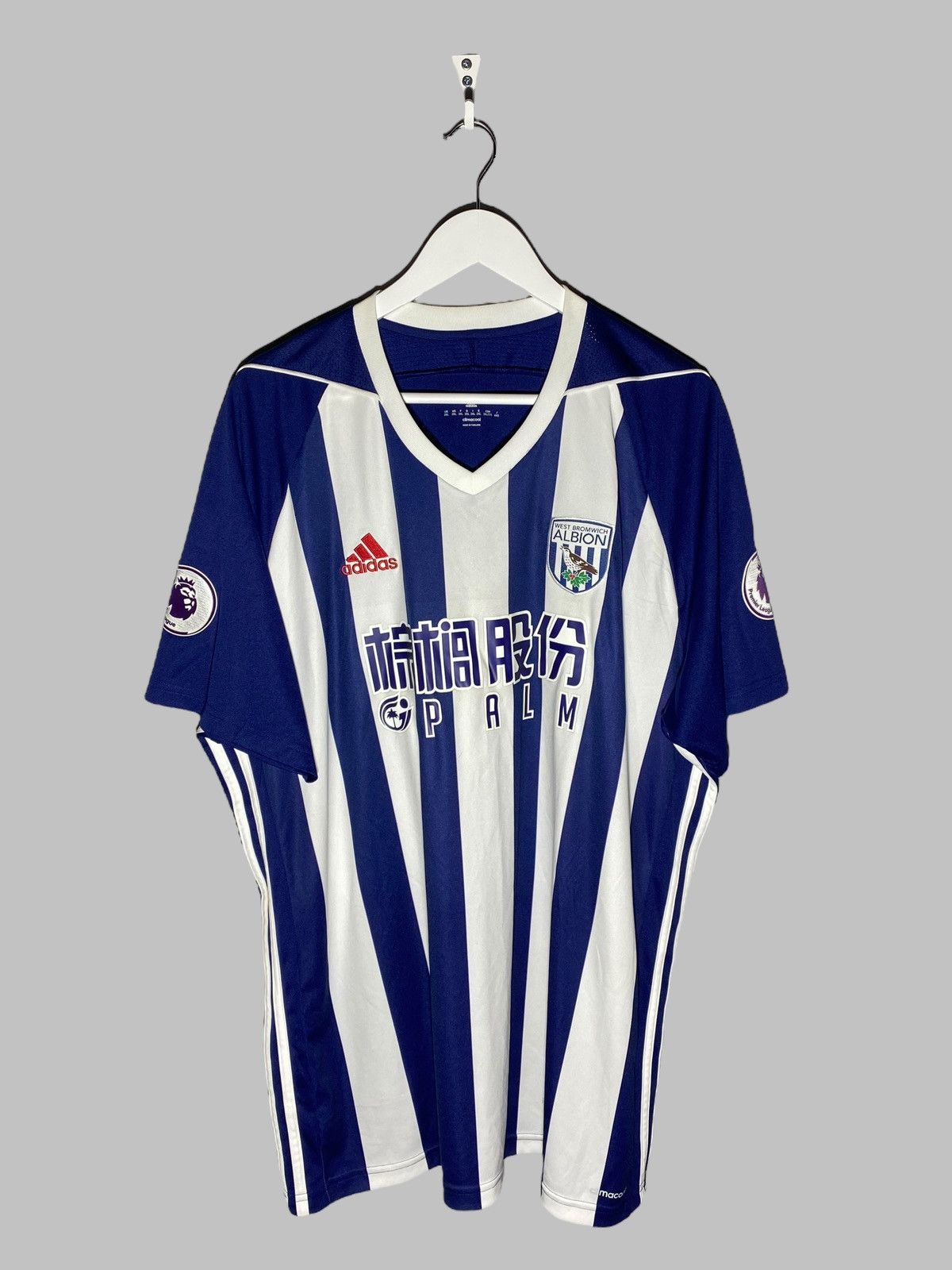 Adidas Adidas West Bromwich Albion 2017/18 Home Football Shirt Size US XXL / EU 58 / 5 - 1 Thumbnail