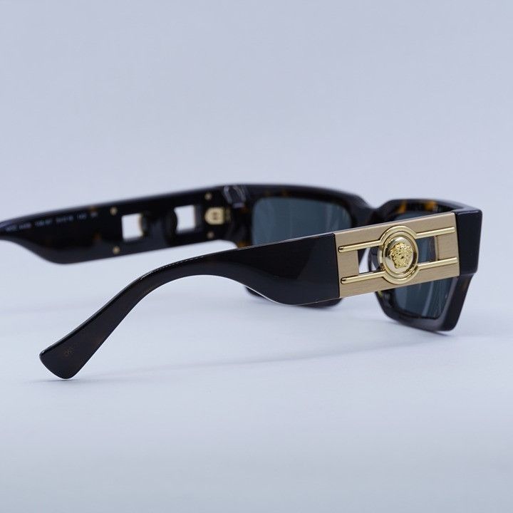 Versace Versace VE4459 108/87 Unisex Sunglasses Havana Rectangle Size ONE SIZE - 8 Thumbnail