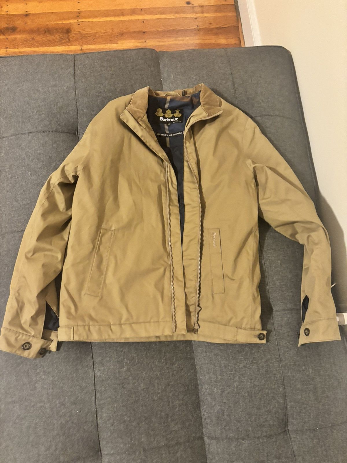 Barbour Barbour Barbour Fenworth Waxed Cotton Blend Jacket Size US M / EU 48-50 / 2 - 1 Thumbnail