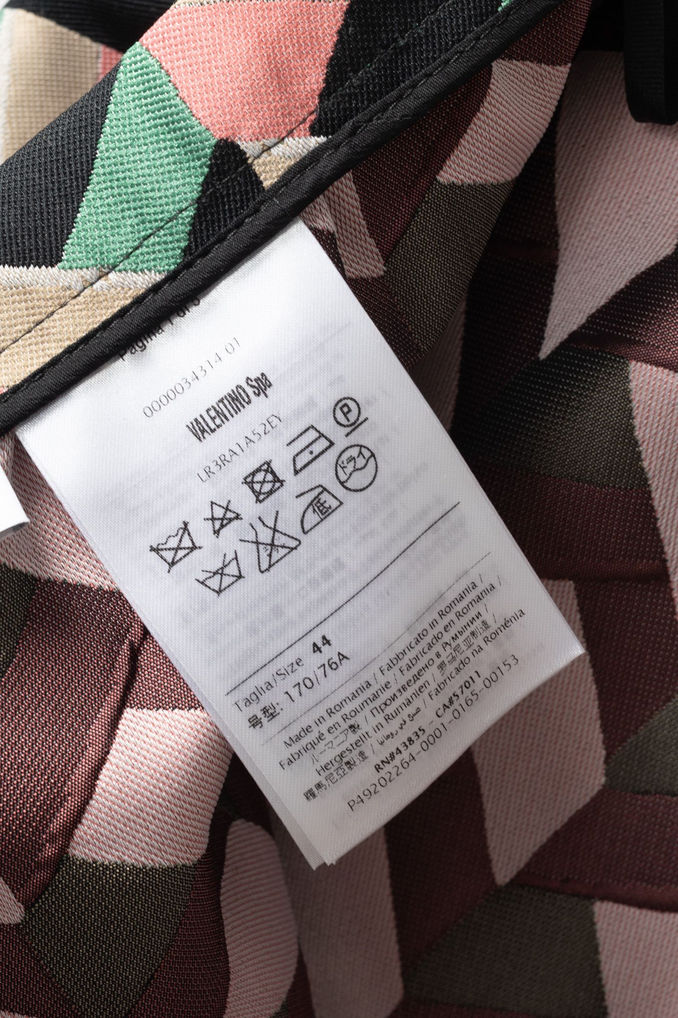 RED Valentino Red Valentino Herringbone-Jacquard Mini Skirt Size 30" / US 8 / IT 44 - 7 Thumbnail