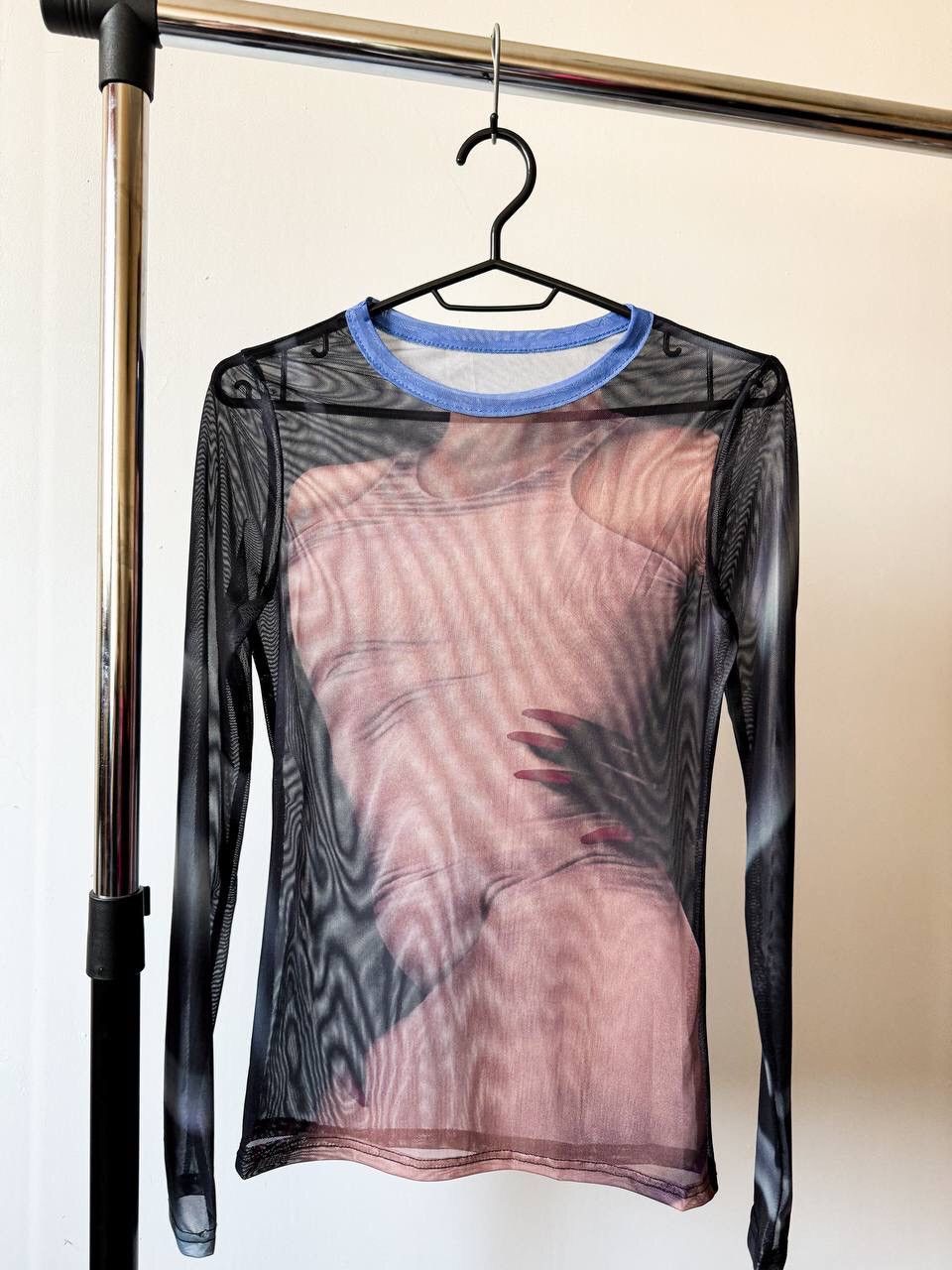 Japanese Brand × Vintage Amazing Body Mesh Top (like Jean Paul Gaultier) Size M / US 6-8 / IT 42-44 - 1 Thumbnail