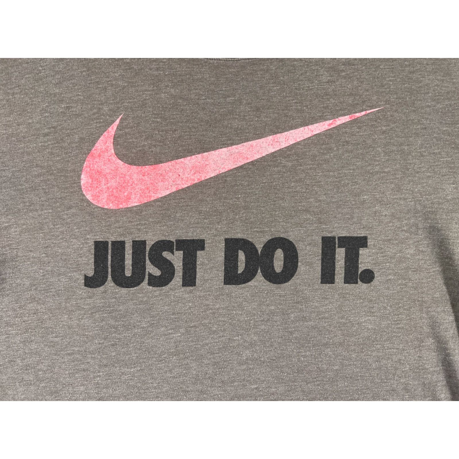 Nike Nike Shirt Mens XL Gray Swoosh Just Do It Vintage Look Crew Logo Basic T‑Shirt Sports Activewear Casual Mens Size US XL / EU 56 / 4 - 3 Thumbnail