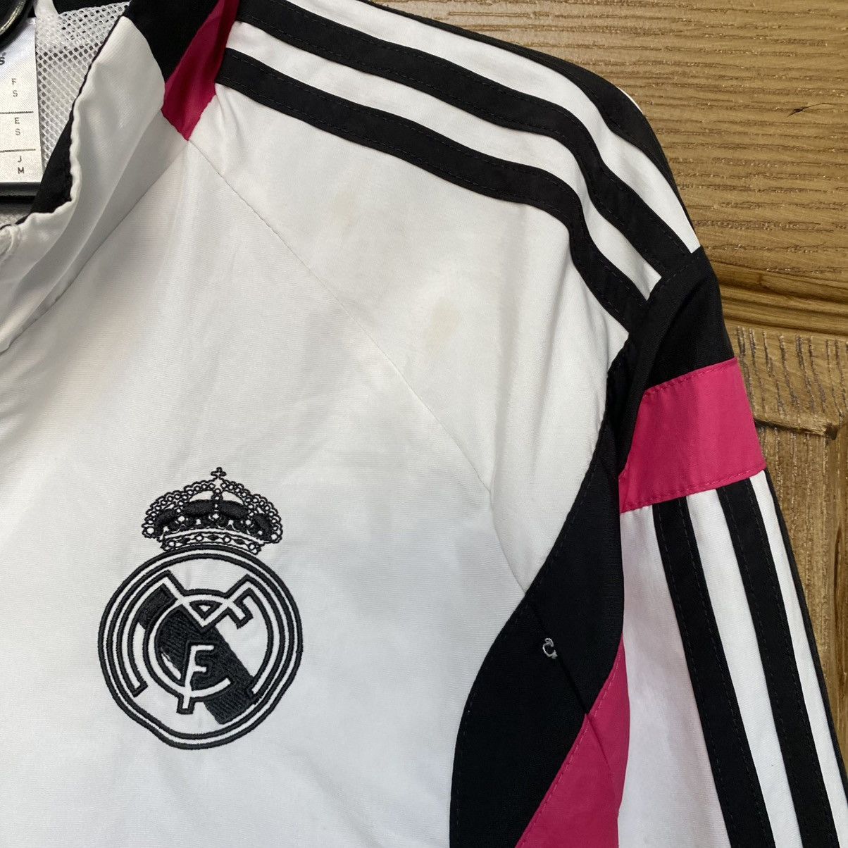 Adidas Real Madrid Adidas 2014 Football training soccer jacket Size US S / EU 44-46 / 1 - 6 Thumbnail