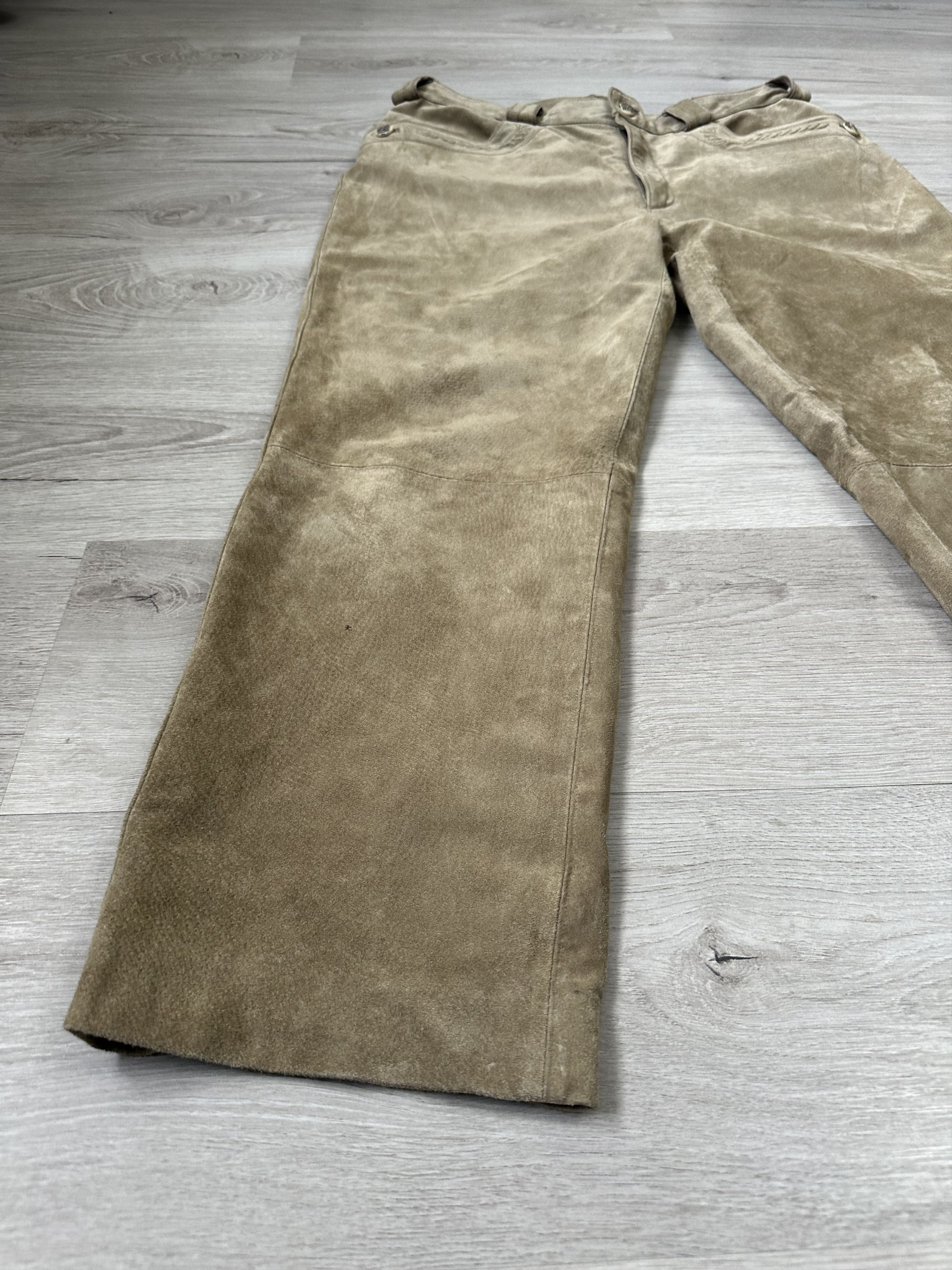 Leather × Vintage Leather Men’s Cowboy JCC Pants Bike Moto Y2K Size US 36 / EU 52 - 8 Thumbnail