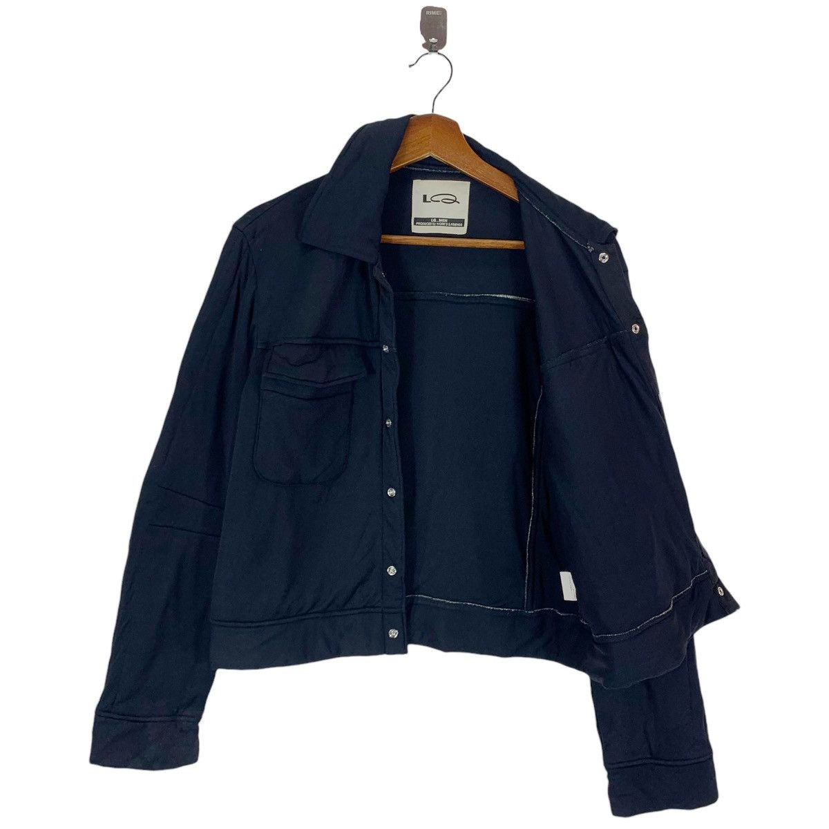 Yohji Yamamoto VINTAGE LQ YOHJI YAMAMOTO SNAP BUTTON JACKET Size US M / EU 48-50 / 2 - 2 Thumbnail
