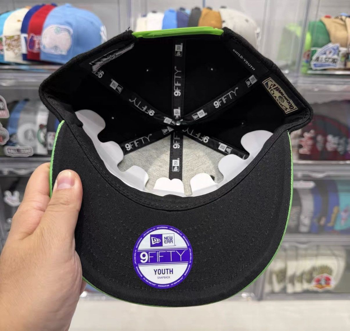 New Era New Era NBA Charlotte Hornets Flat Brim Baseball Cap J32 Size ONE SIZE - 4 Thumbnail