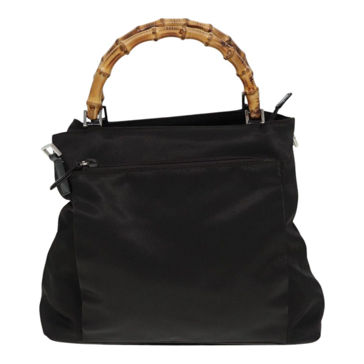 Gucci Bamboo Brown Synthetic Handbag (Pre-Owned) Size ONE SIZE - 1 Thumbnail
