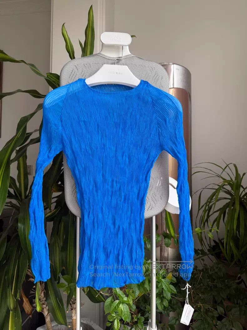 Issey Miyake Issey Miyake Willow Perspective Crew Neck Klein Blue Long Size M / US 6-8 / IT 42-44 - 1 Thumbnail