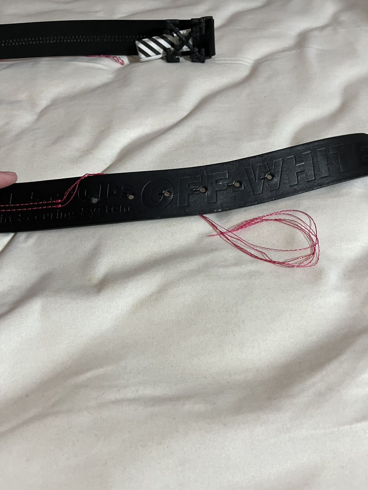 Off-White Off white black belt pink Size ONE SIZE - 9 Thumbnail