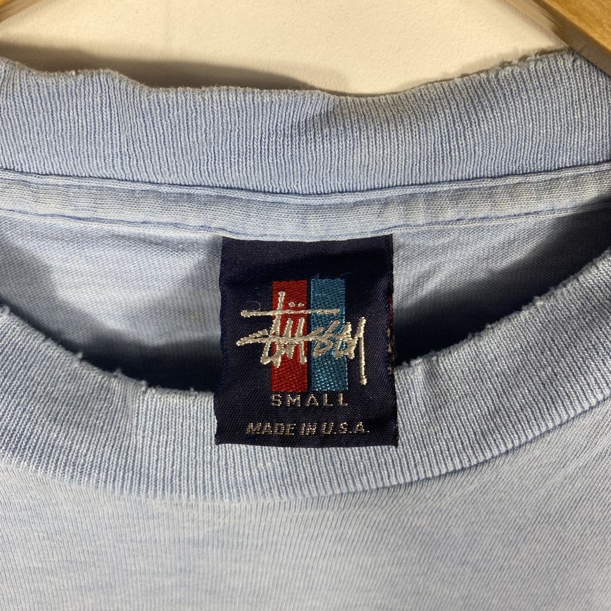 Stussy Vintage 90's STUSSY Logo Graphic Distressed Tee Shirt Size US S / EU 44-46 / 1 - 7 Thumbnail