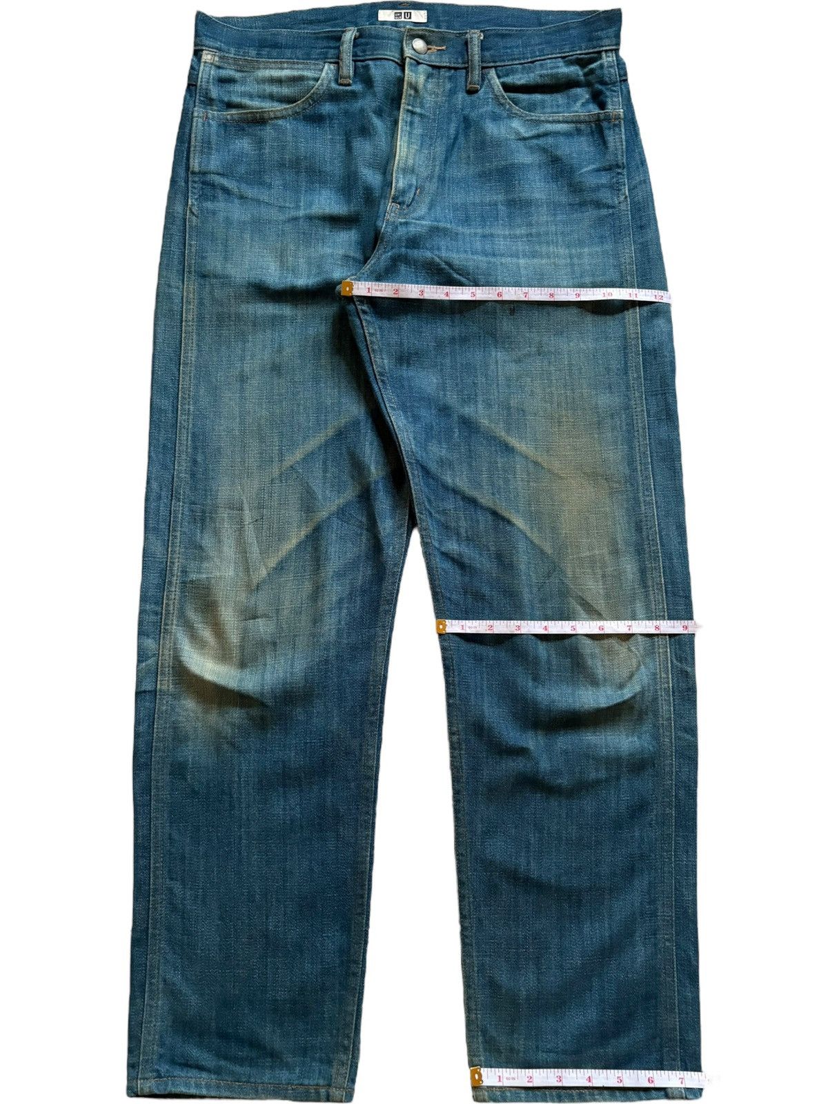 Lemaire × Uniqlo Vintage Japanese Uniqlo Christophe Lemaire Mud Wash Jeans Size US 34 / EU 50 - 14 Thumbnail