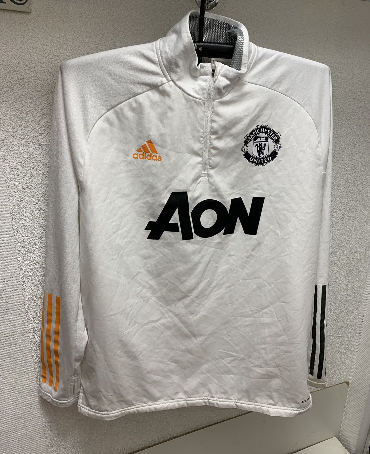 Adidas Manchester United adidas soccer jersey longsleeve L sz Size US L / EU 52-54 / 3 - 1 Thumbnail