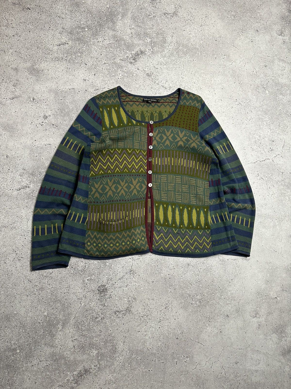 Gudrun Sjoden Organic Cotton Colorfull Sweater Cardigan