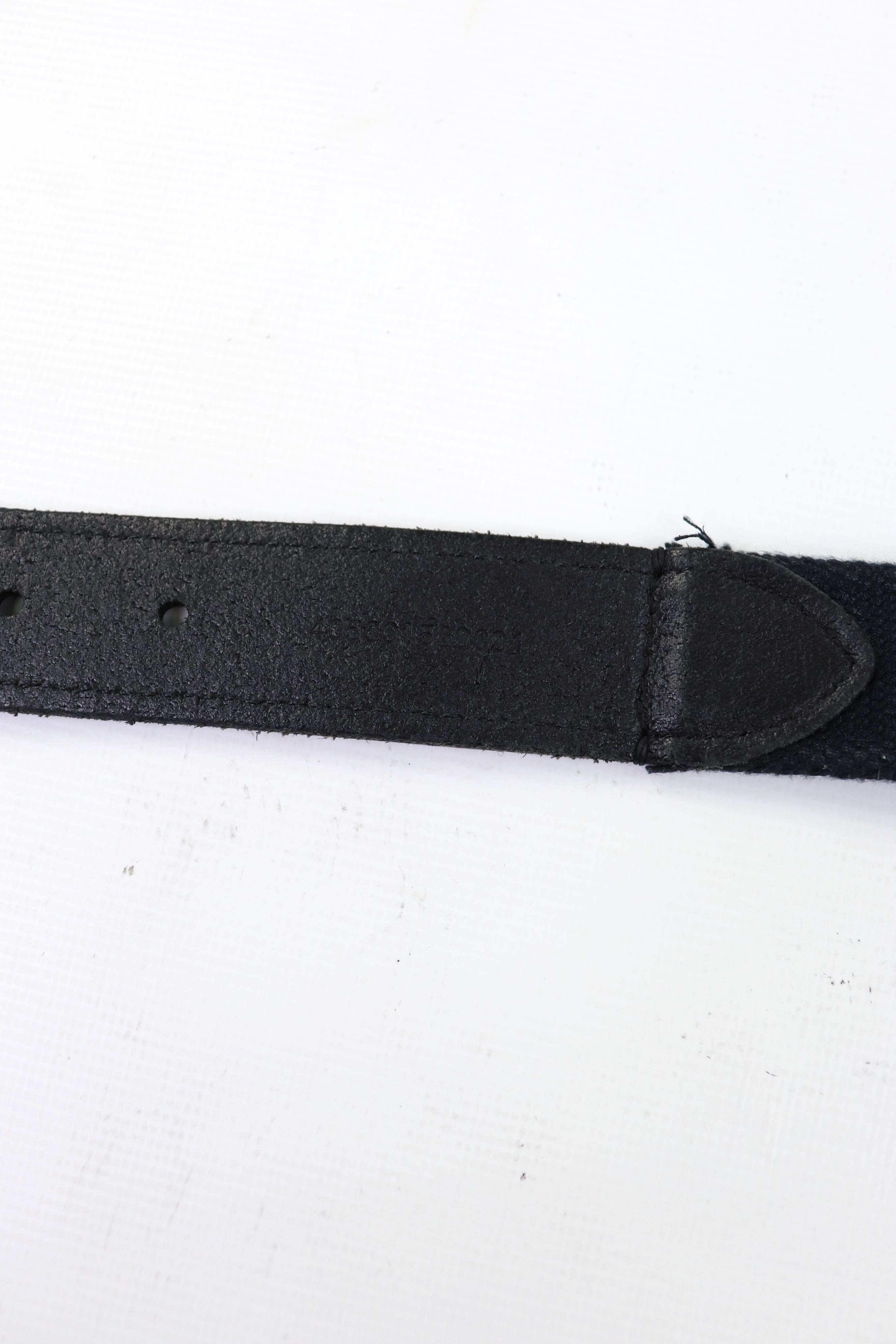 Polo Ralph Lauren POLO Ralph Lauren Women's Black Canvas/Leather Belt Size ONE SIZE - 17 Thumbnail
