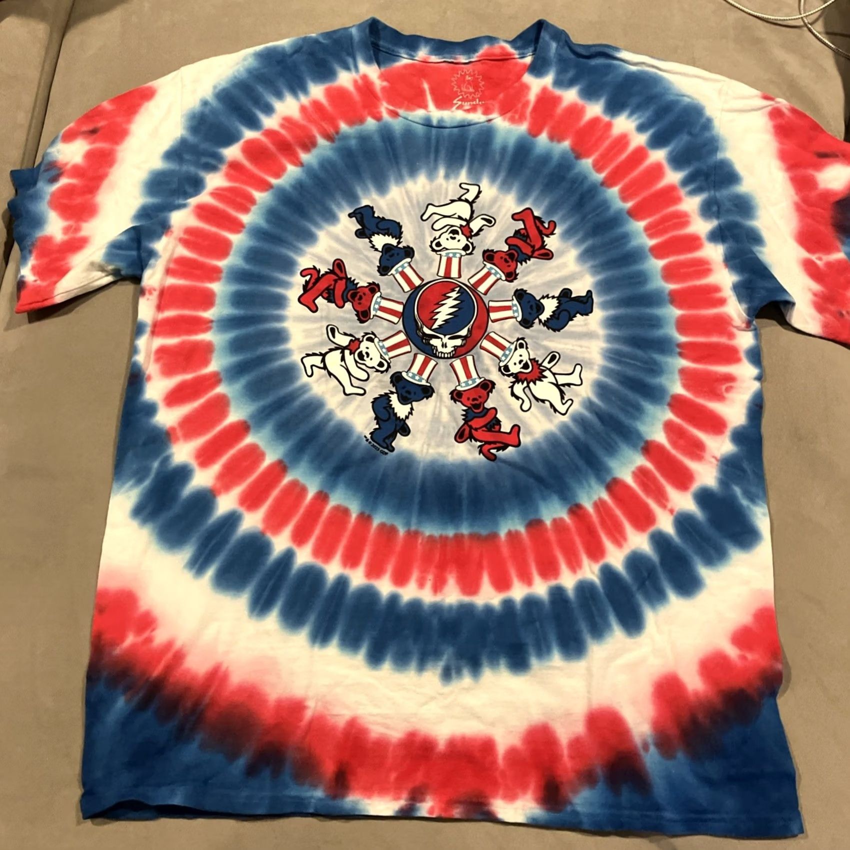 Vintage VINTAGE Grateful Dead Sundog Dancing Bears Good Ol Grateful Dead Dye T Shirt XL Men Size US XL / EU 56 / 4 - 2 Thumbnail