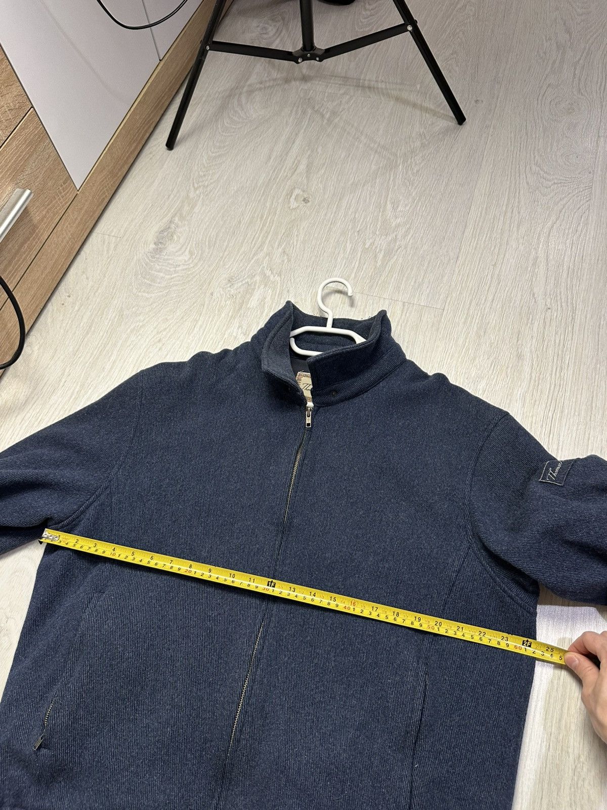 Burberry Thomas Burberry vintage wool bomber / jacket Size US XL / EU 56 / 4 - 8 Thumbnail