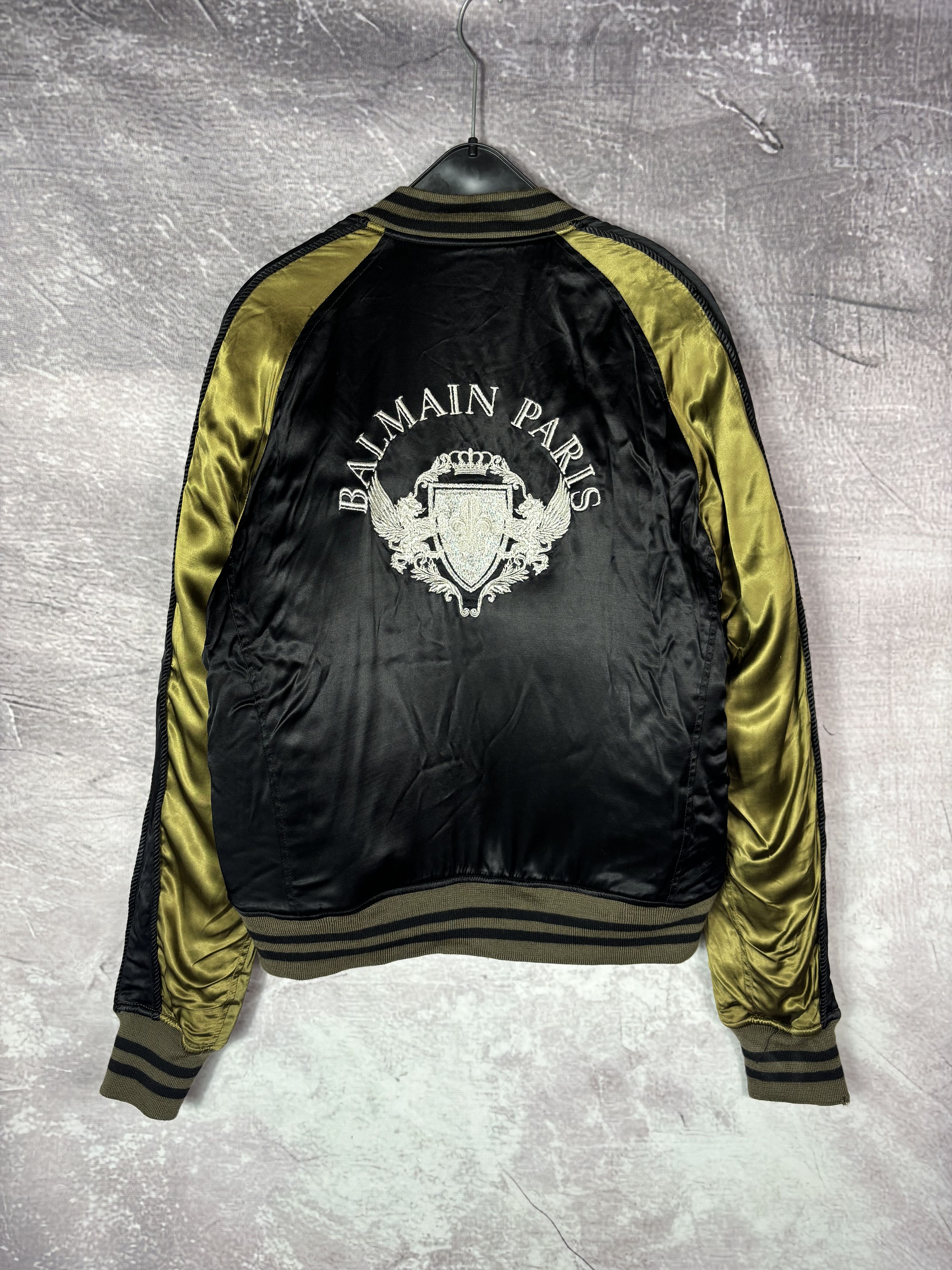 Balmain Embellished Stain Bomber Jacket Japan Made Size US S / EU 44-46 / 1 - 3 Thumbnail