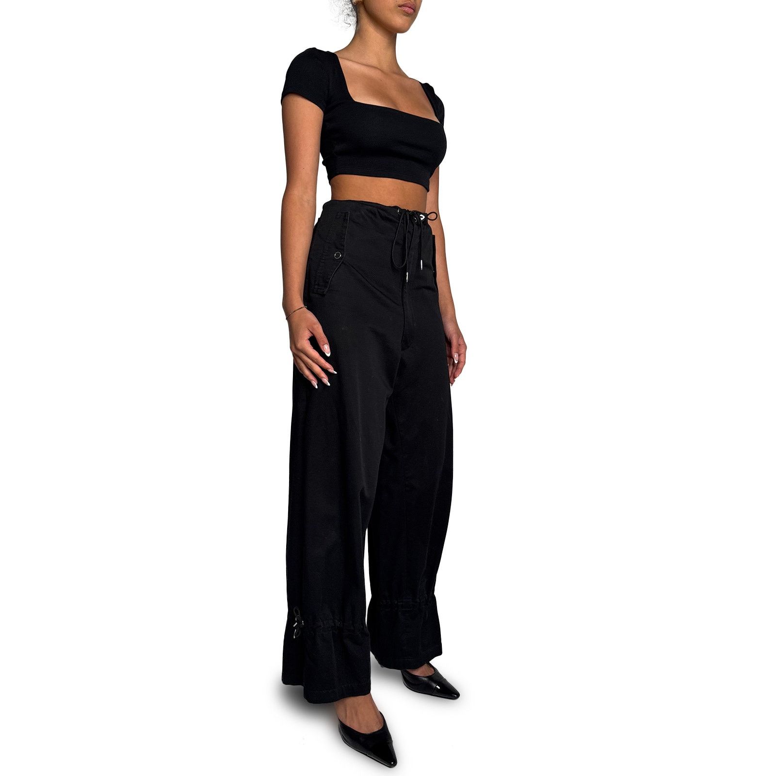 Dion Lee Black Cargo Pants Size 26" / US 2 / IT 38 - 3 Thumbnail