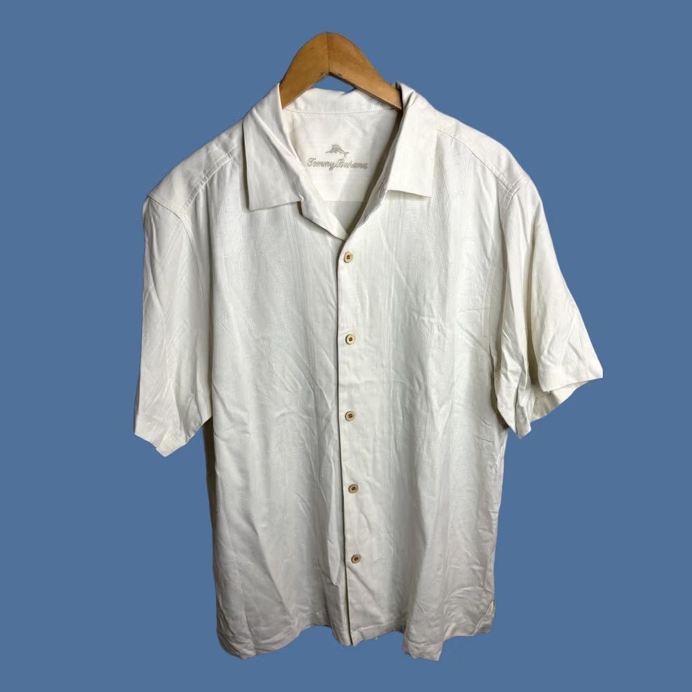 Tommy Bahama VINTAGE Tommy Bahama Shirt Mens Extra Large Silk Camp Button Up Short Sleeve Casual Size US L / EU 52-54 / 3 - 1 Thumbnail